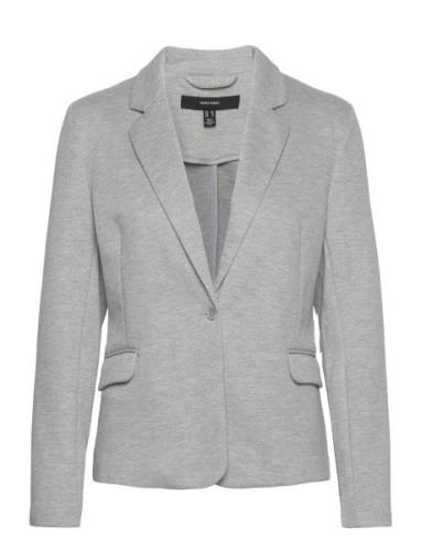 Vmjulia Ls Blazer Jrs Noos Blazers Single Breasted Blazers Grey Vero M...