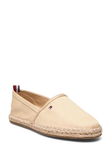 Basic Tommy Flat Espadrille Matalat Sandaalit Espadrillot Beige Tommy ...