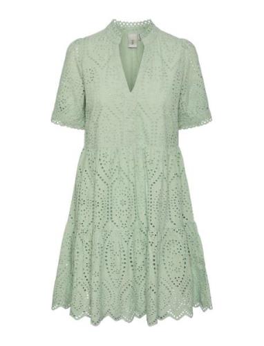 Yasholi Ss Dress S. Noos Lyhyt Mekko Green YAS