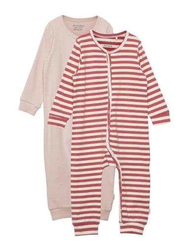 Jumpsuit Ls Pitkähihainen Body Multi/patterned Minymo