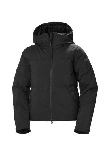 W Nora Short Puffy Jacket Sport Sport Jackets Black Helly Hansen