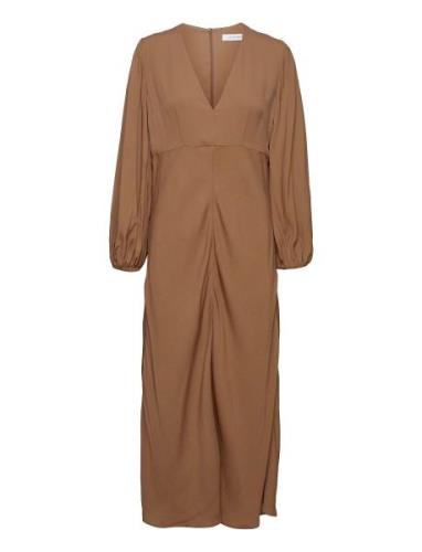 Dua Dresses Maksimekko Juhlamekko Brown IVY OAK