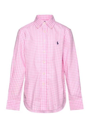 50/1 Poplin-Ls Bd-Si-Sps Tops Shirts Long-sleeved Shirts Pink Ralph La...