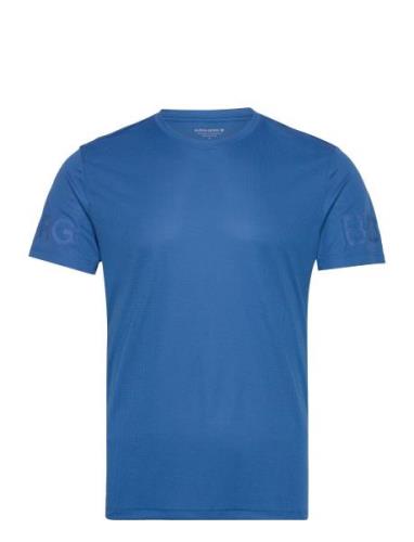 Borg Light T-Shirt Sport T-shirts Short-sleeved Blue Björn Borg