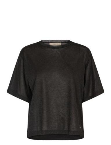 Mmkit Ss Tee Tops T-shirts & Tops Short-sleeved Black MOS MOSH