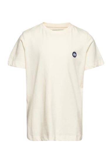 Timmi Recycled Tops T-shirts Short-sleeved Cream Kronstadt