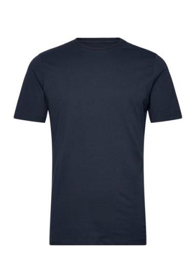 Agnar Basic T-Shirt - Regenerative Tops T-shirts Short-sleeved Navy Kn...