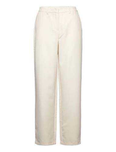 Vikamma Hw Pant - Bottoms Trousers Straight Leg Cream Vila