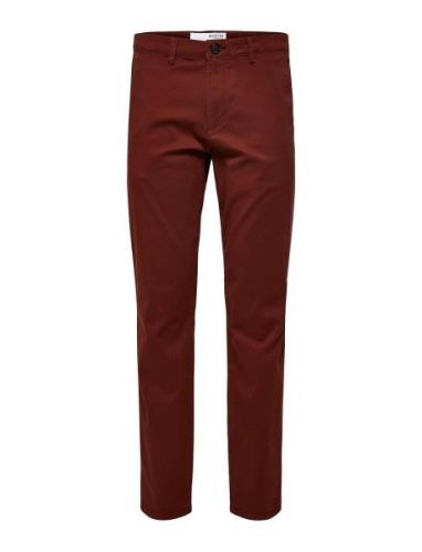 Slh175-Slim New Miles Flex Pant Noos Bottoms Trousers Chinos Burgundy ...