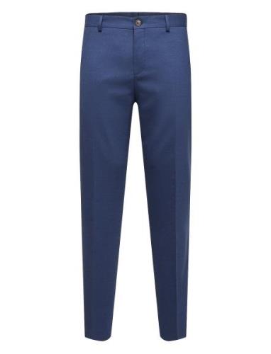 Slhslim-Neil Trs B Noos Bottoms Trousers Formal Blue Selected Homme