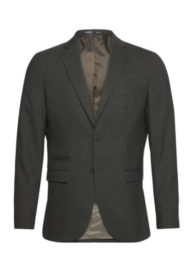 Slhslim-Neil Blz B Suits & Blazers Blazers Single Breasted Blazers Kha...