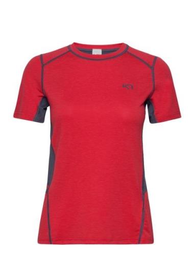 Sval Tee Sport T-shirts & Tops Short-sleeved Red Kari Traa