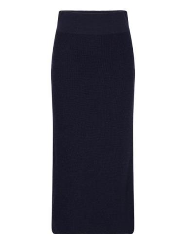 Edmee Skirt Polvipituinen Hame Navy Andiata