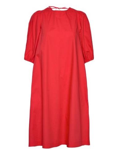 Tajrasz Dress Polvipituinen Mekko Red Saint Tropez