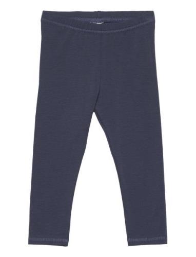 Cozy Me Leggings Baby Bottoms Leggings Blue Müsli By Green Cotton