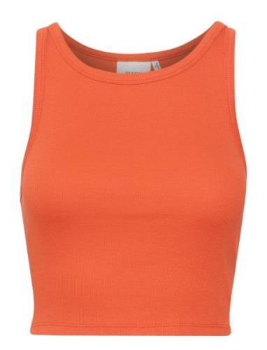 Drewgz Cropped Top Tops T-shirts & Tops Sleeveless Orange Gestuz