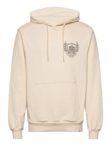 Chad Hoodie Tops Sweat-shirts & Hoodies Hoodies Cream Les Deux