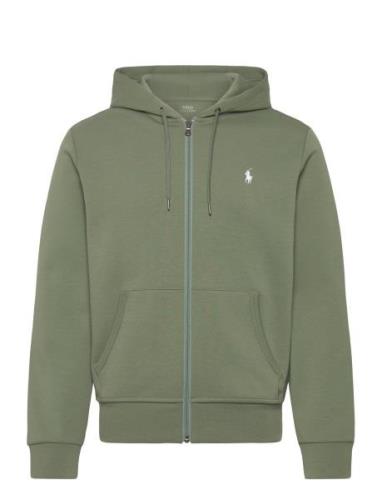 Double-Knit Full-Zip Hoodie Tops Sweat-shirts & Hoodies Hoodies Green ...