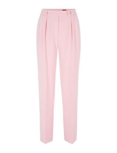 Hanifa Bottoms Trousers Straight Leg Pink HUGO