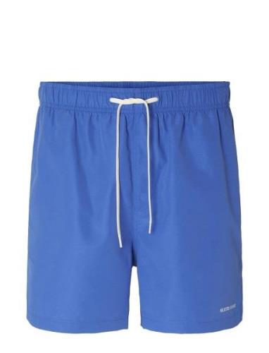 Slhdane Swimshorts Uimashortsit Blue Selected Homme