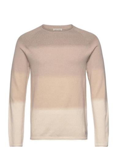 Jjehill Knit Crew Neck Noos Tops Knitwear Round Necks Beige Jack & J S