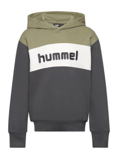 Hmlmorten Hoodie Sport Sweat-shirts & Hoodies Hoodies Green Hummel