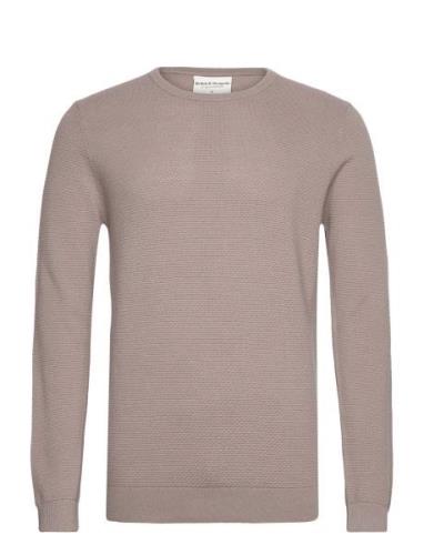 Bs Hebert Regular Fit Knitwear Tops Knitwear Round Necks Brown Bruun &...