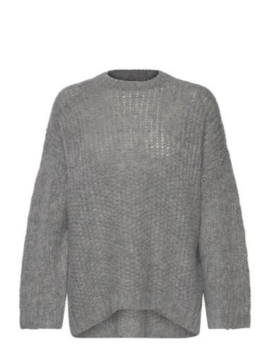 Gunilla Tops Knitwear Jumpers Grey Stella Nova