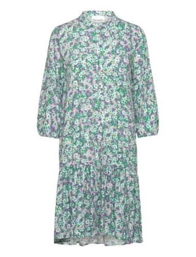 Imogene Sh. Dress Lyhyt Mekko Green Noella