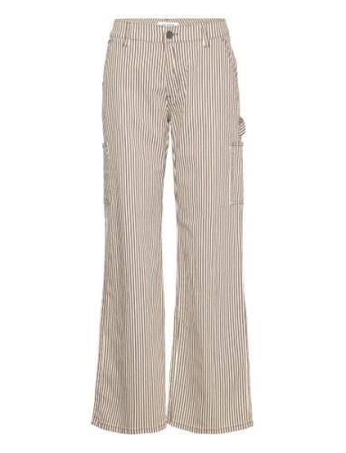 Trousers Bottoms Trousers Cargo Pants Beige Sofie Schnoor