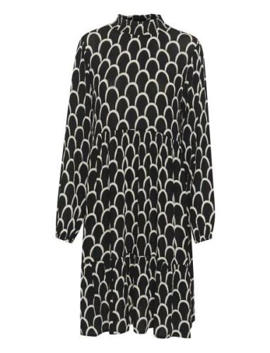 Kakarina Amber Dress Polvipituinen Mekko Black Kaffe