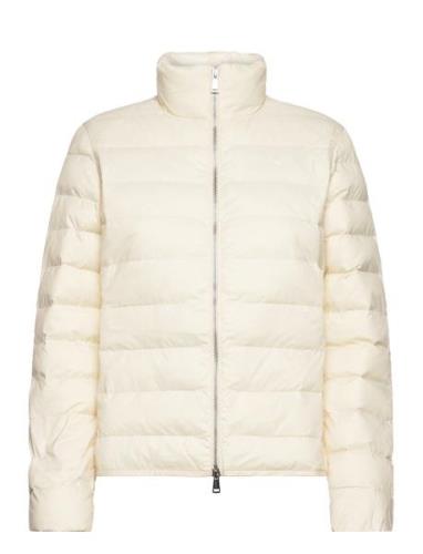 Packable Quilted Jacket Vuorillinen Takki Topattu Takki Cream Polo Ral...