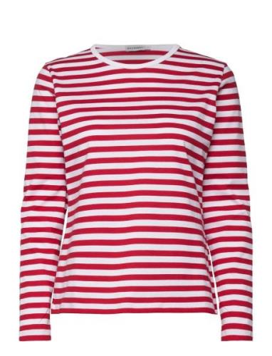 Mari 2017 Tops T-shirts & Tops Long-sleeved Red Marimekko