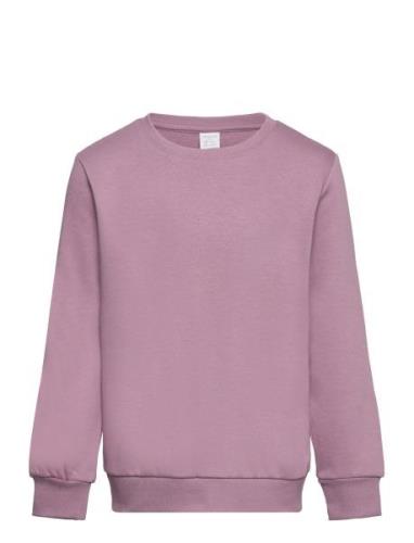 Sweatshirt Basic Tops Sweat-shirts & Hoodies Sweat-shirts Purple Linde...