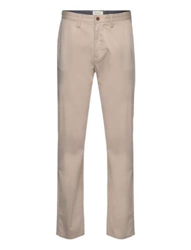 Regular Twill Chinos Bottoms Trousers Chinos Beige GANT