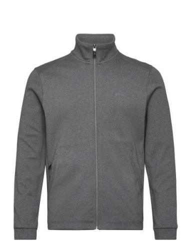 Skaz Curved Sport Sweat-shirts & Hoodies Sweat-shirts Grey BOSS