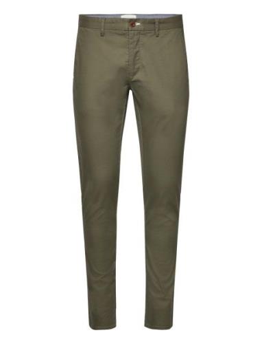 Slim Chinos Bottoms Trousers Chinos Khaki Green GANT