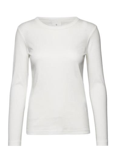 B. Coastline T-Shirt L/S Tops T-shirts & Tops Long-sleeved White Brand...