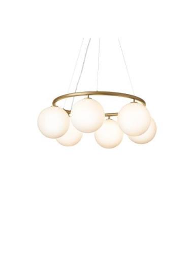 Miira 6 Circular Home Lighting Lamps Ceiling Lamps Pendant Lamps White...