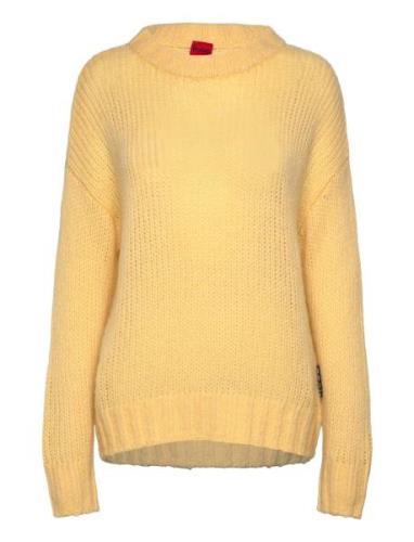 Sloos Tops Knitwear Jumpers Yellow HUGO