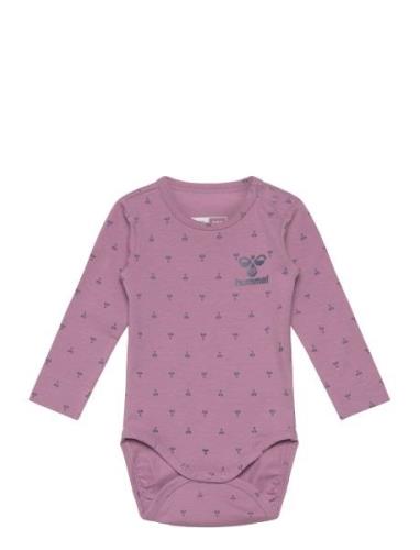 Hmlbeesy Body L/S Pitkähihainen Body Purple Hummel