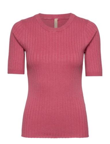 Sc-Dollie Tops Knitwear Jumpers Pink Soyaconcept