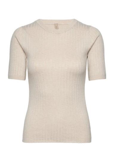 Sc-Dollie Tops Knitwear Jumpers Beige Soyaconcept