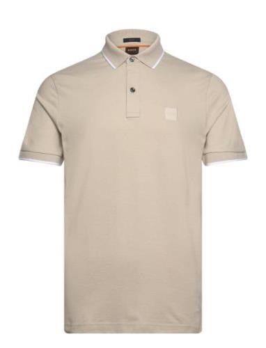 Passertip Tops Polos Short-sleeved Beige BOSS