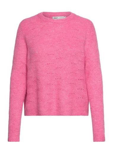 Onllolli L/S Pullover Knt Noos Tops Knitwear Jumpers Pink ONLY