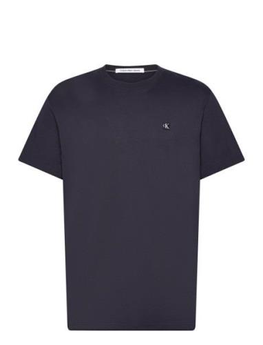 Ck Embro Badge Tee Tops T-shirts Short-sleeved Navy Calvin Klein Jeans