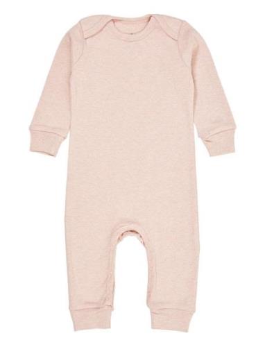 Melange Full Body Romper Pitkähihainen Body Pink Copenhagen Colors