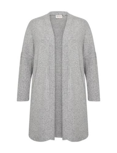 Wa-Sim Tops Knitwear Cardigans Grey Wasabiconcept