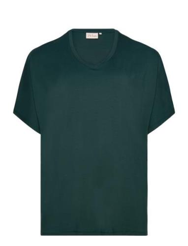 Wa-Stella Tops T-shirts & Tops Short-sleeved Green Wasabiconcept