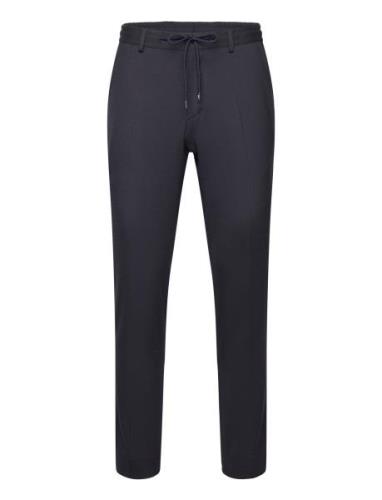 Flannel Pant Bottoms Trousers Formal Navy Michael Kors